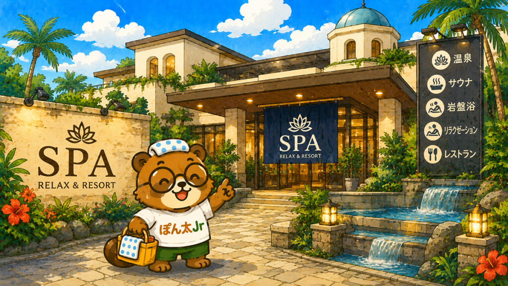 スパ(SPA)って何?スーパー銭湯との違い